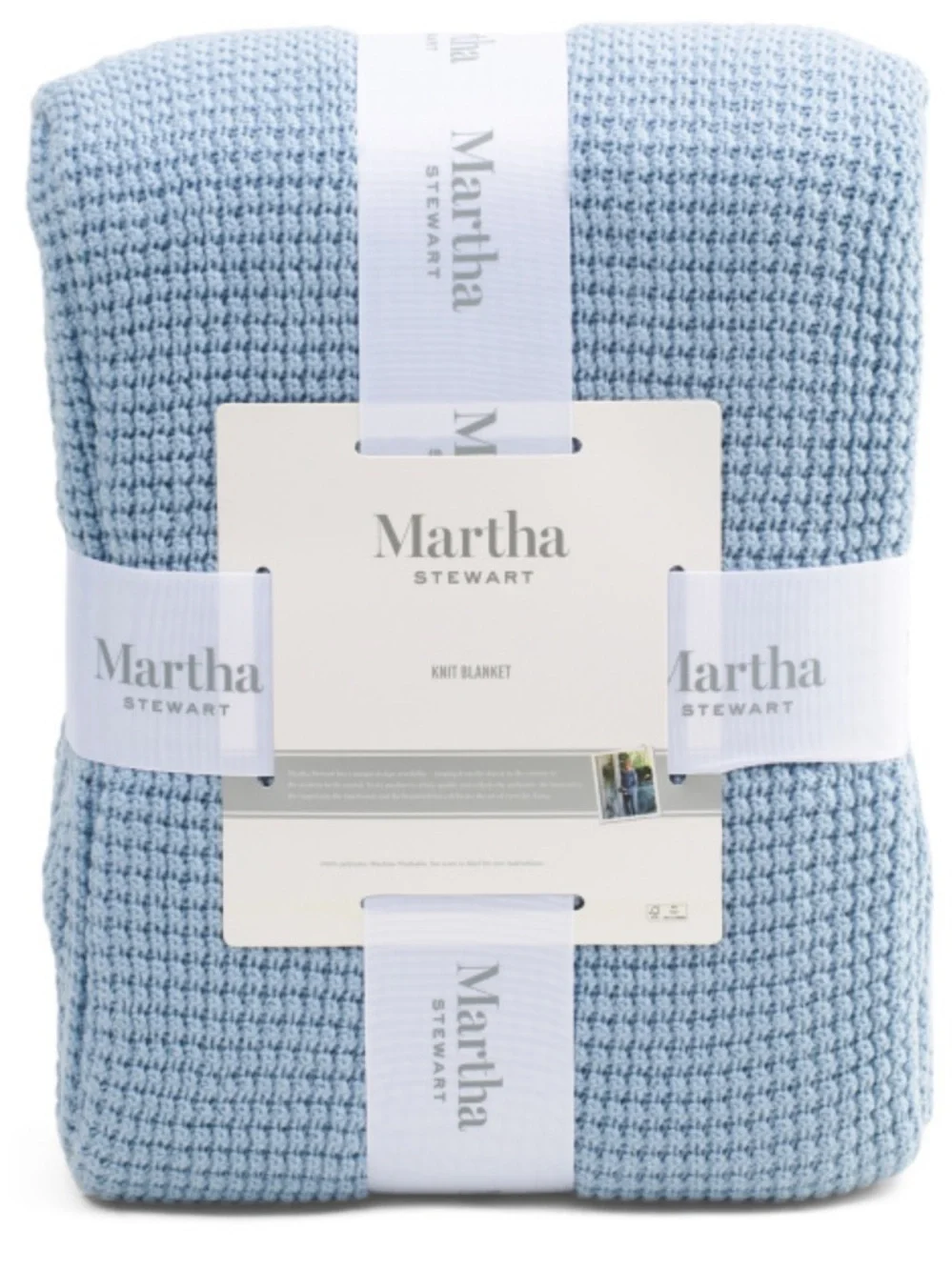 Martha Stewart Waffle Knit Blanket